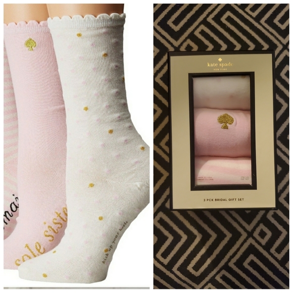 kate spade bridesmaid socks